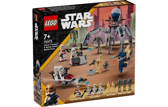 LEGO® Star Wars: 75372 - Clone Trooper™ & Battle Droid™ Battle Pack
