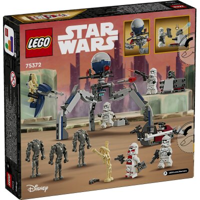 LEGO® Star Wars: 75372 - Clone Trooper™ & Battle Droid™ Battle Pack - EOL 2026