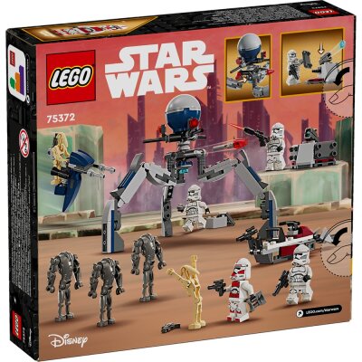 LEGO® Star Wars: 75372 - Clone Trooper™ & Battle Droid™ Battle Pack