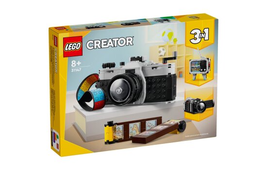 LEGO® Creator: 31147 - 3in1 - Retro Kamera  Camcorder Fernseher