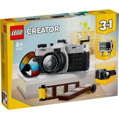 LEGO® Creator: 31147 - 3in1 - Retro Kamera  Camcorder Fernseher
