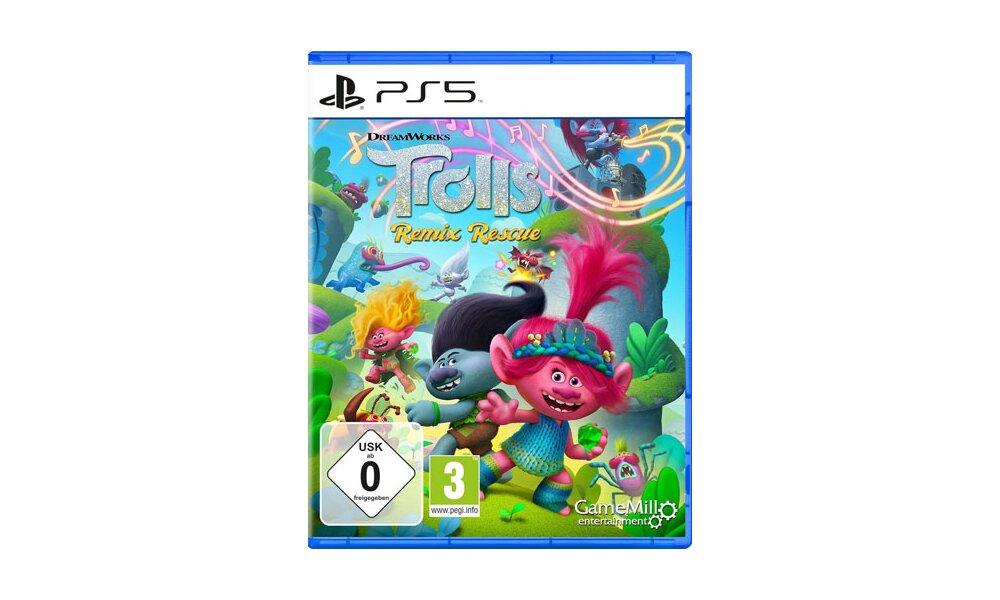 Trolls Remix Rescue  Spiel für PS5 box