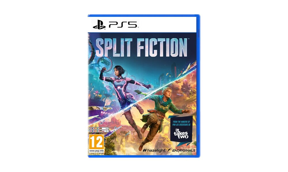 Split Fiction  Spiel für PS5  PEGI box