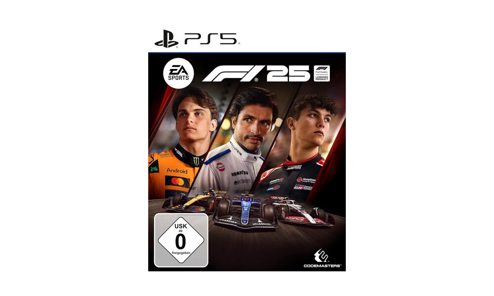 F1  2025  Spiel für PS5 box