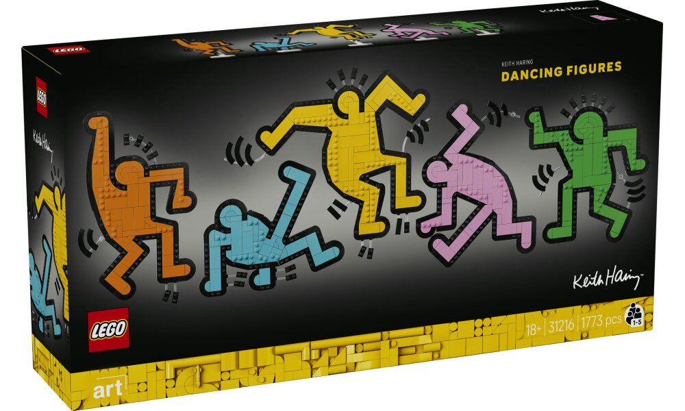 LEGO® ART: 31216 - Keith Haring – Tanzende Figuren