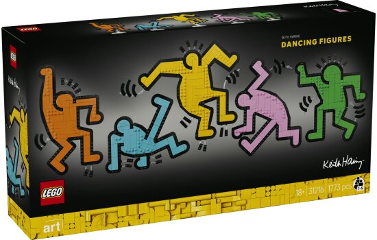 LEGO® ART: 31216 - Keith Haring – Tanzende Figuren - EOL 2026