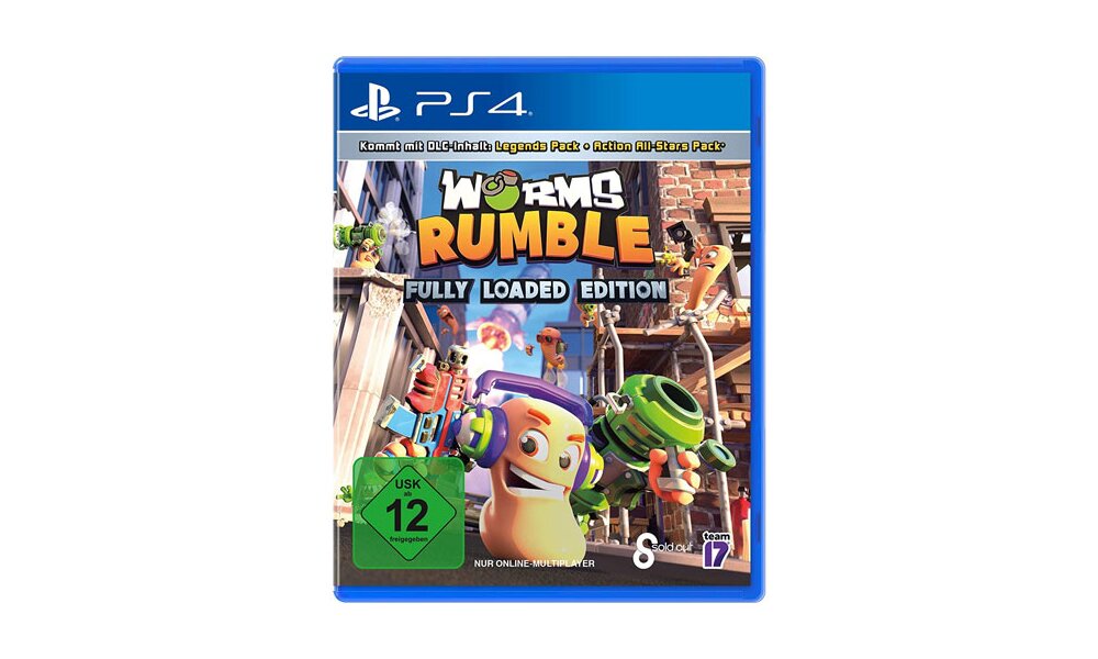 Worms Rumble  Spiel für PS4  Online box