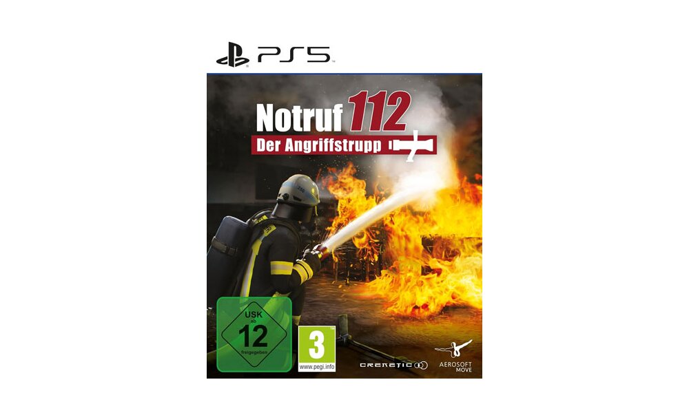 Notruf 112  Spiel für PS5   Der Ang box