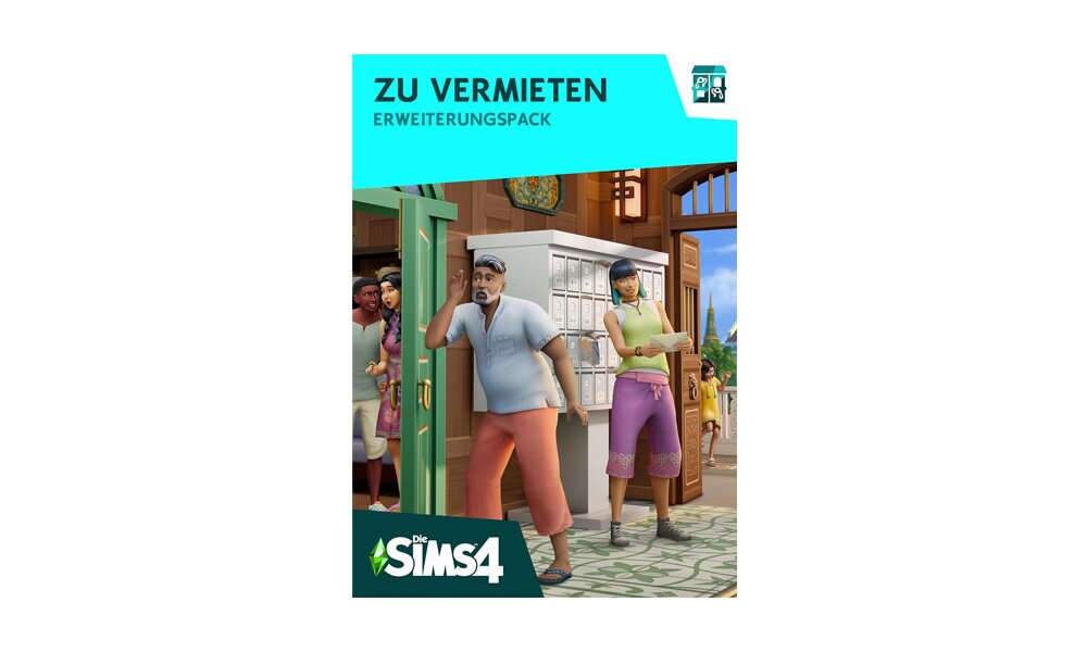 Sims 4  PC  Addon  For Rent box