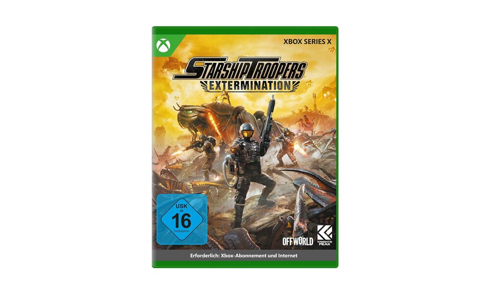 Starship Troopers Extermination Spiel f& box