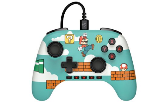 NSW2 Controller Advantage wired Mario Time!  PowerA