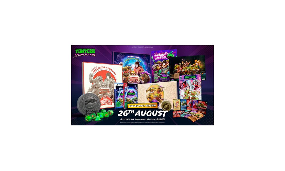 TMNT Splintered Fate  Spiel für PS5 box