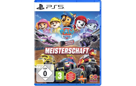 Paw Patrol Rescue Wheels Meisterschaft Spiel für PS5 - NEU & OVP