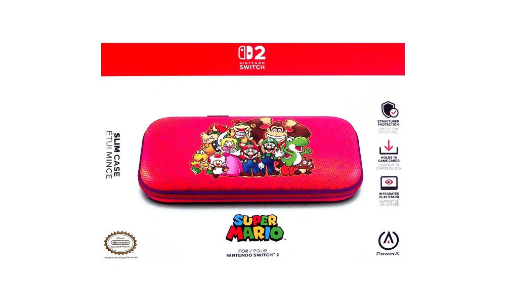 NSW2 Tasche Slim Case Mario & Friend box