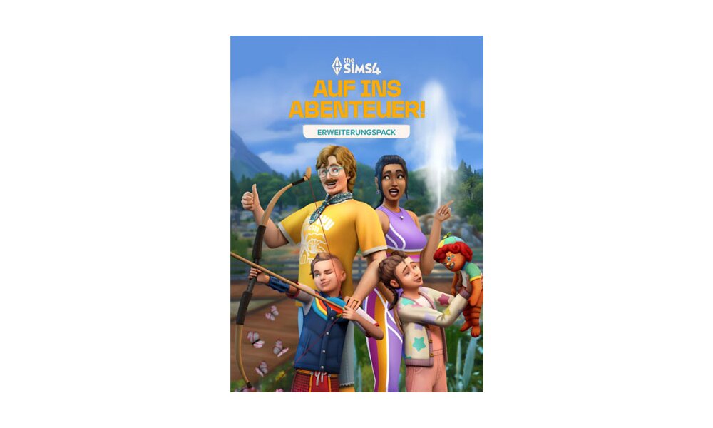 Sims 4  PC  Addon  Abenteuer wartet! box