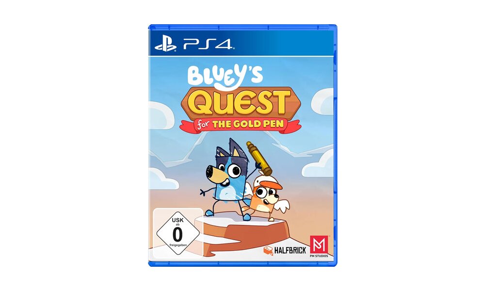 Blueys Quest for the gold Pen  Spiel f&u box
