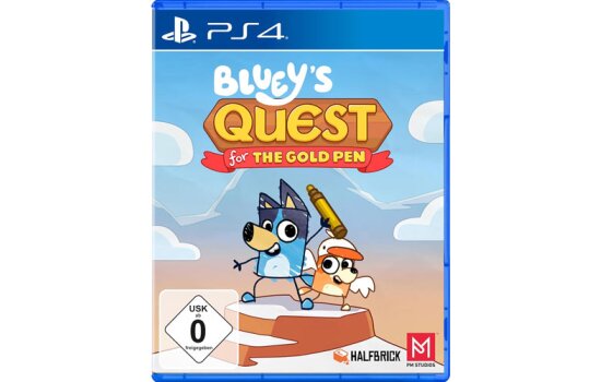 Blueys Quest for the gold Pen  Spiel für PS4