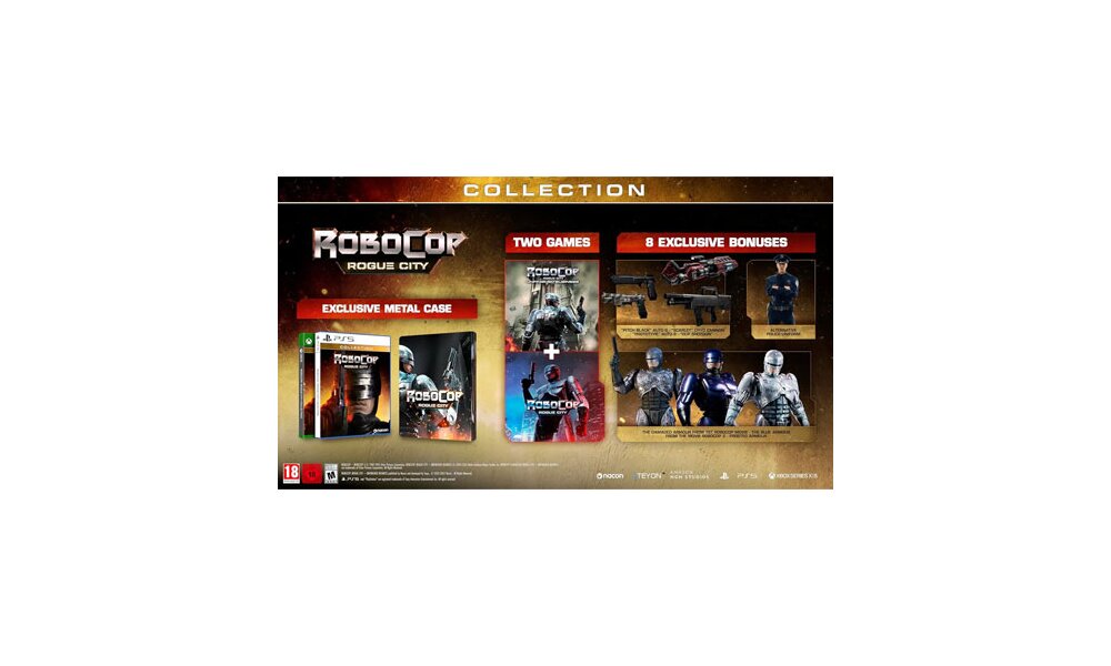 RoboCop: Rogue City 1+2 Collection UK Sp box