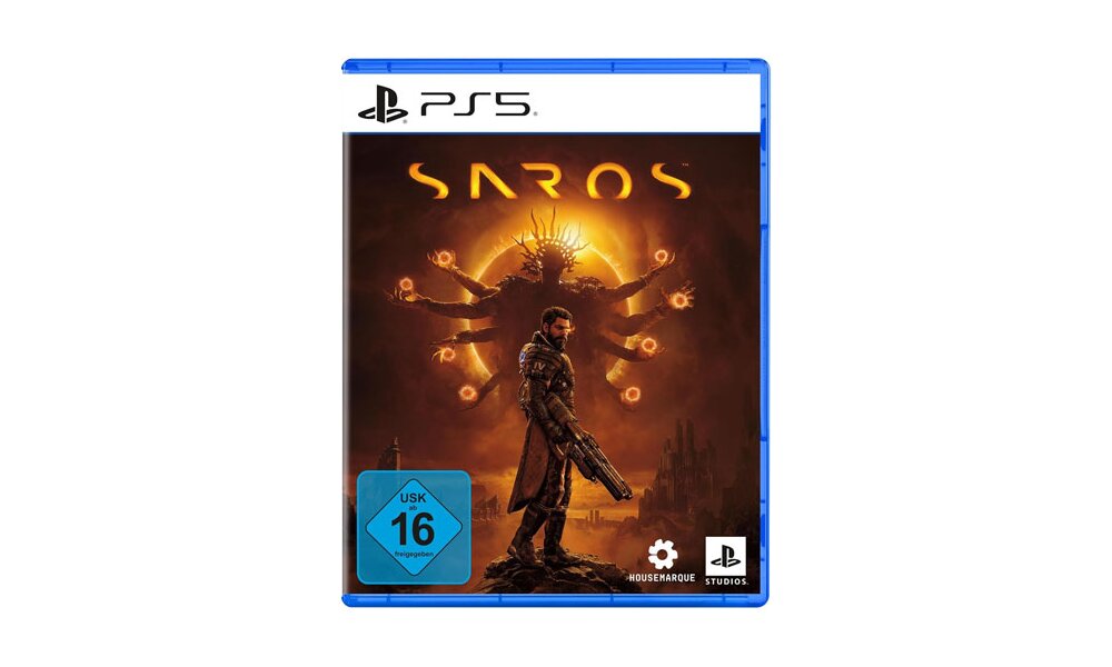 Saros  Spiel für PS5 box