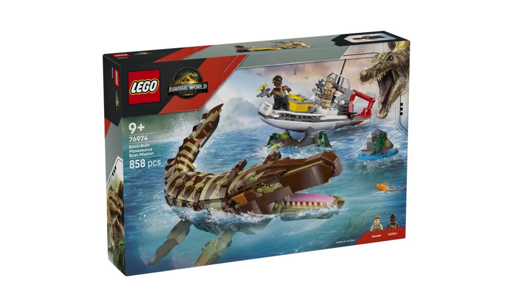 LEGO® Jurassic World: 76974 - Mosasaurier: Die Bootmissi