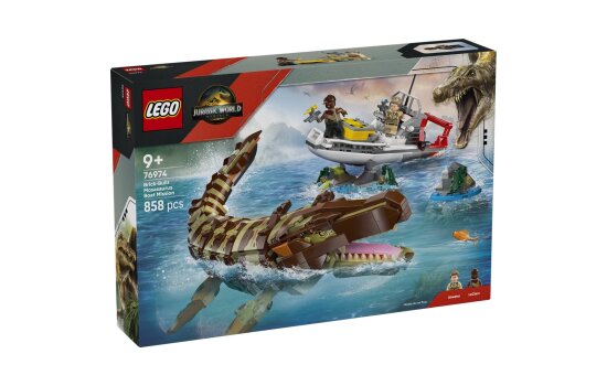 LEGO® Jurassic World: 76974 - Mosasaurier: Die Bootmission - EOL 2026