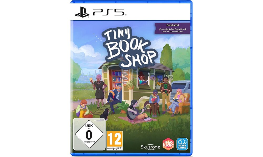 Tiny Bookshop  Spiel für PS5 box