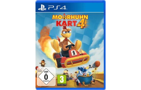 Moorhuhn Kart 4 multi Spiel für PS4 - NEU & OVP