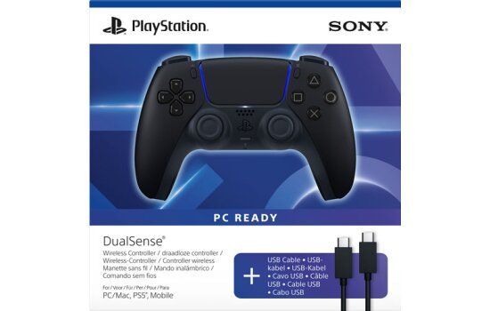 PS5  Controller DualSense  V3  Midnight Black +USB  Kabel für PC
