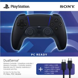 PS5  Controller DualSense  V3  Midnight Black +USB  Kabel für PC