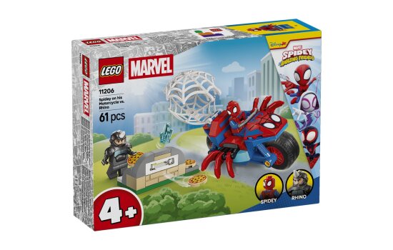 LEGO® Spidey: 11206 - Spidey auf Motorrad vs. Rhino