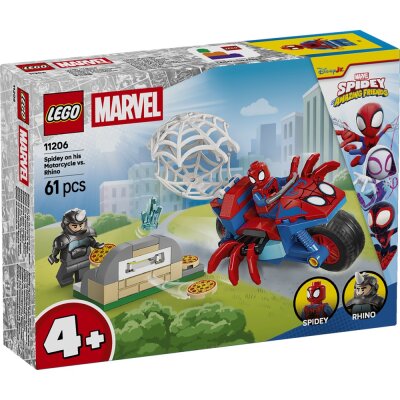LEGO® Spidey: 11206 - Spidey auf Motorrad vs. Rhino