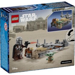 LEGO® Star Wars: 75436 - Der Mandalorianer und Grogu auf ihrem Speeder Bike™