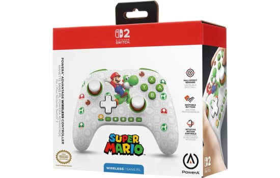 NSW2 Controller Advantage wireless Mario+Yoshi