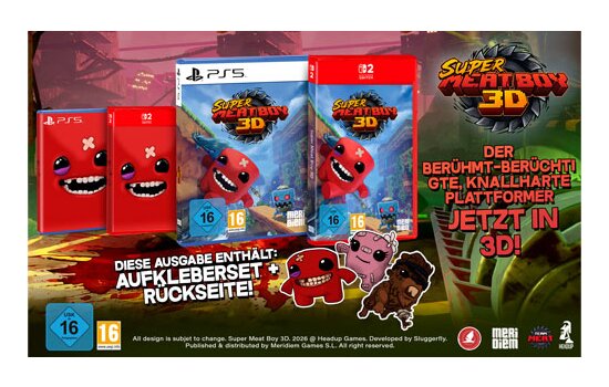 Super Meat Boy 3D Special Edition  Spiel für PS5