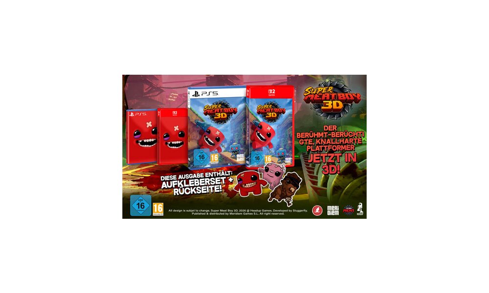 Super Meat Boy 3D Special Edition  Spiel box