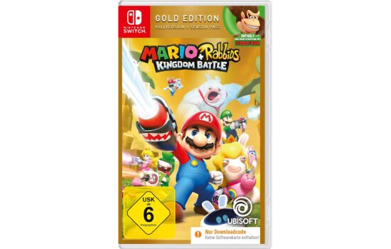 Mario & Rabbids Kingdom Battle Gold Spiel für Nintendo Switch - NEU & OVP