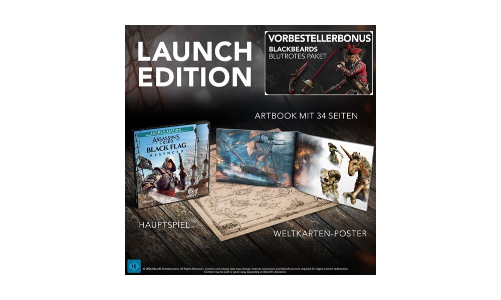 AC   Black Flag Resynced  Spiel für PS5   Launch E.