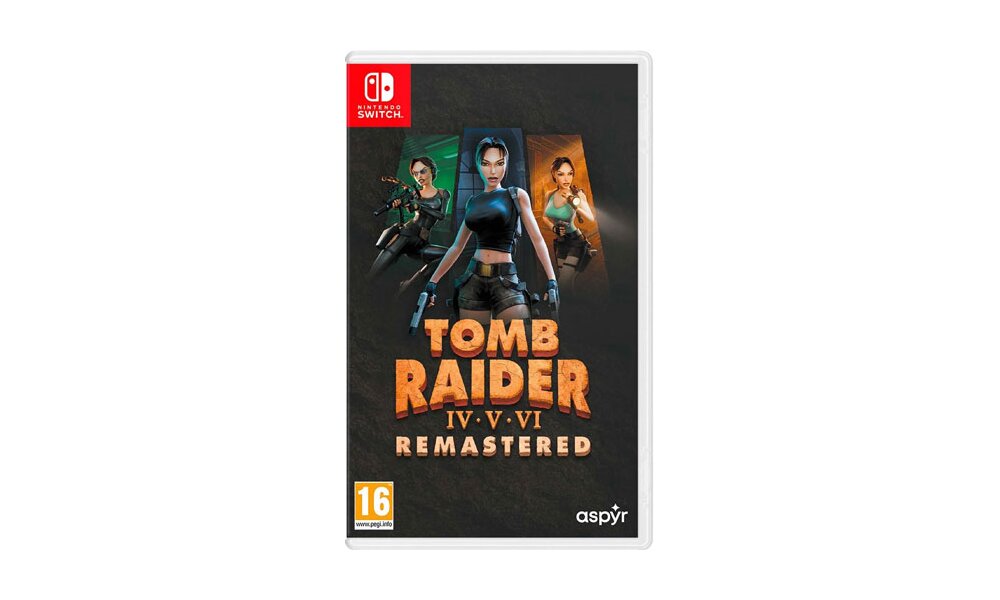 Tomb Raider 4-6  Switch  Remastered INT box