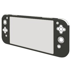 Switch Lite Silicon Glove (grey/black)