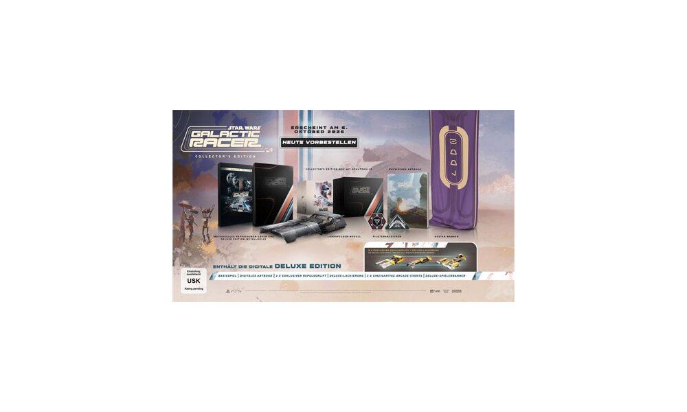 SW Galactic Racer C.E. Star Wars Spiel f box