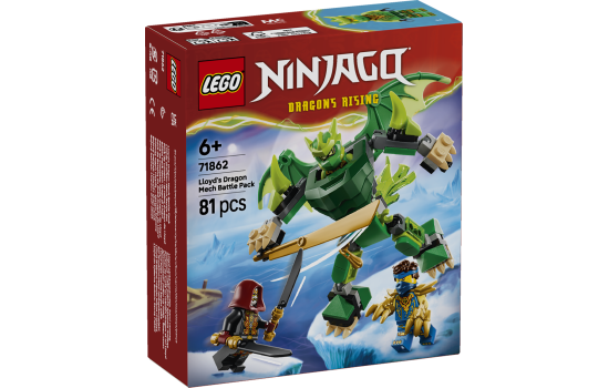 LEGO® Ninjago: 71862 - Lloyds Drachen-Mech Battle Set