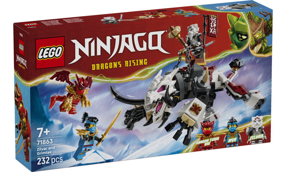 LEGO® Ninjago: 71863 - Zilvar auf seinem Drachentier Gri